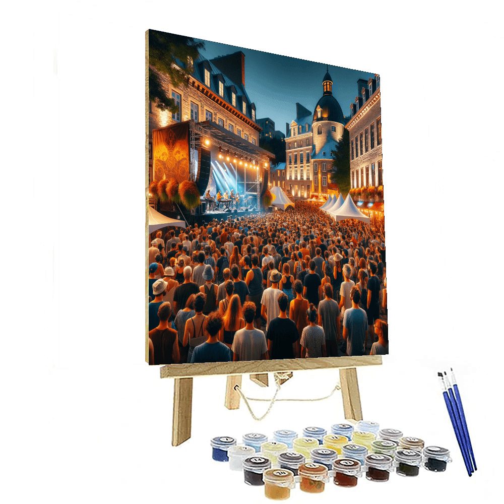 Quebec City Summer Festival - Canada Painting By Numbers Kit
