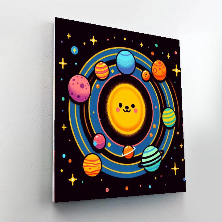 Solar System Exploration Numbered Painting Kits