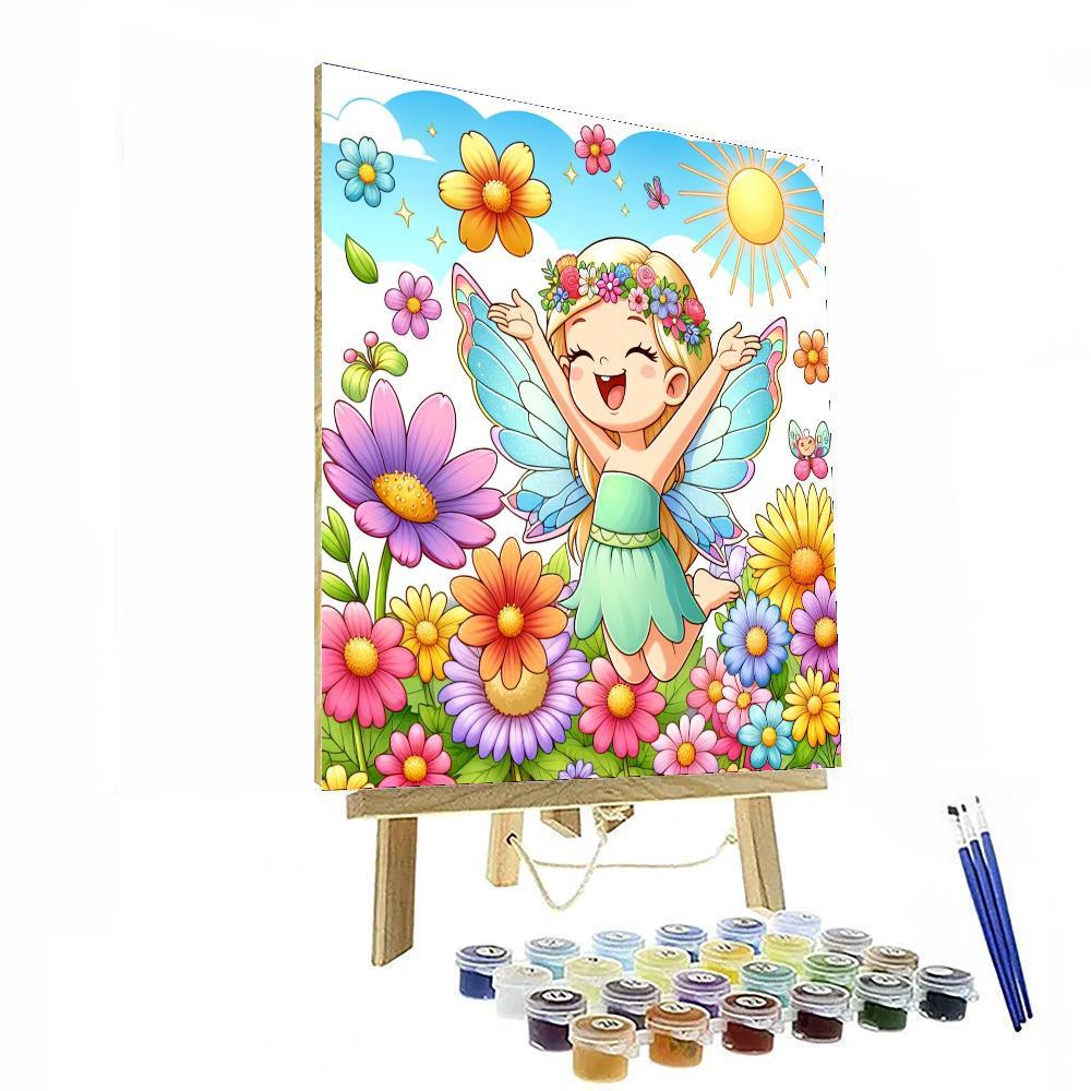 Cheery Flower Fairy Paint By Numbers Kits