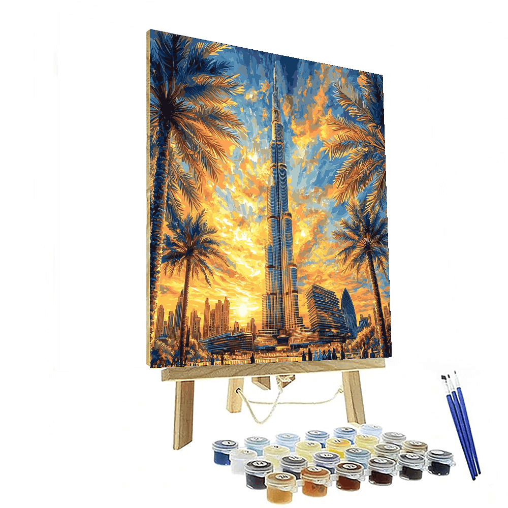 Burj Khalifa Numbered Painting Kits