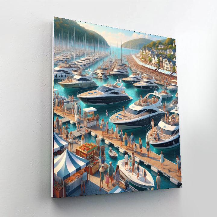 Jersey International Boat Show Numbered Painting Kits