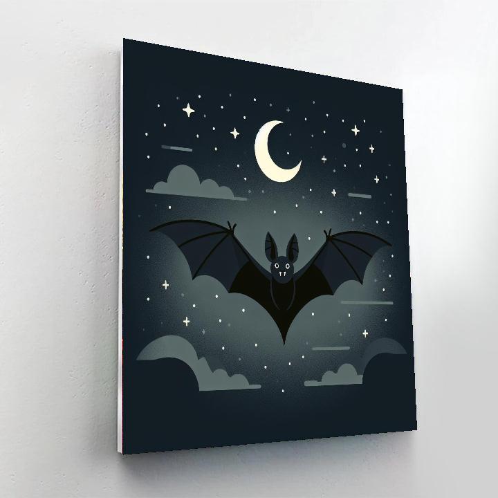 Brave Bat Paint By Numbers Art