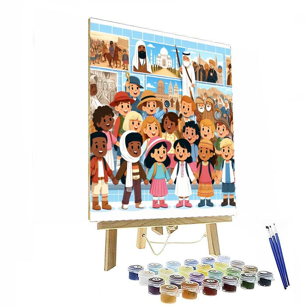 Historical Journey Chronicles Numbered Painting Kits