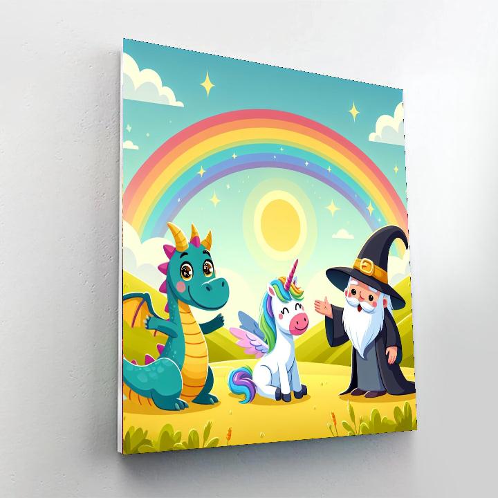 Mystical Fairytale Adventure Number Painting