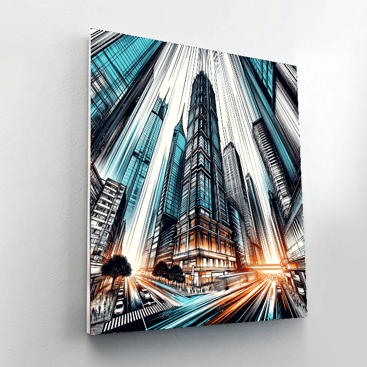 Grand Cityscape Vision Paint By Numbers Kits