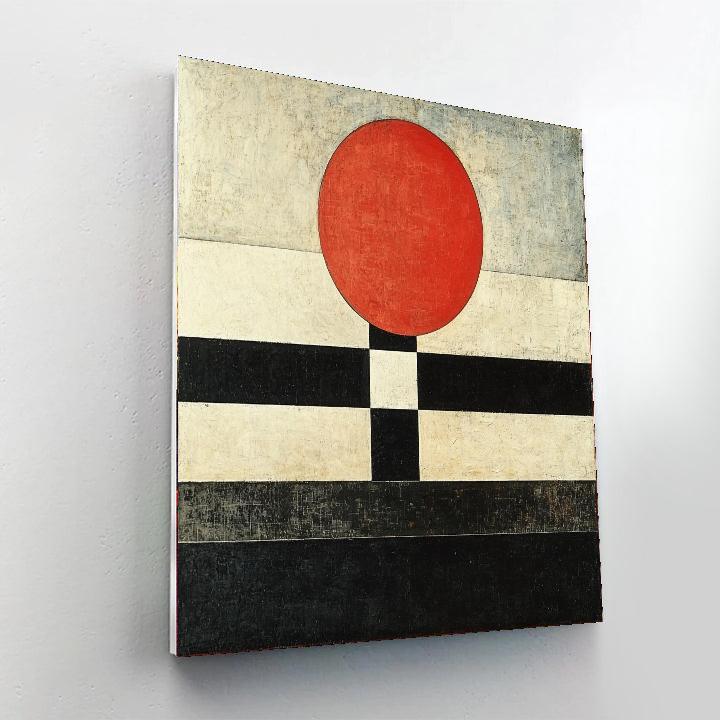 Kazimir Malevich Inspired Conceptual Balance  Paint By Color