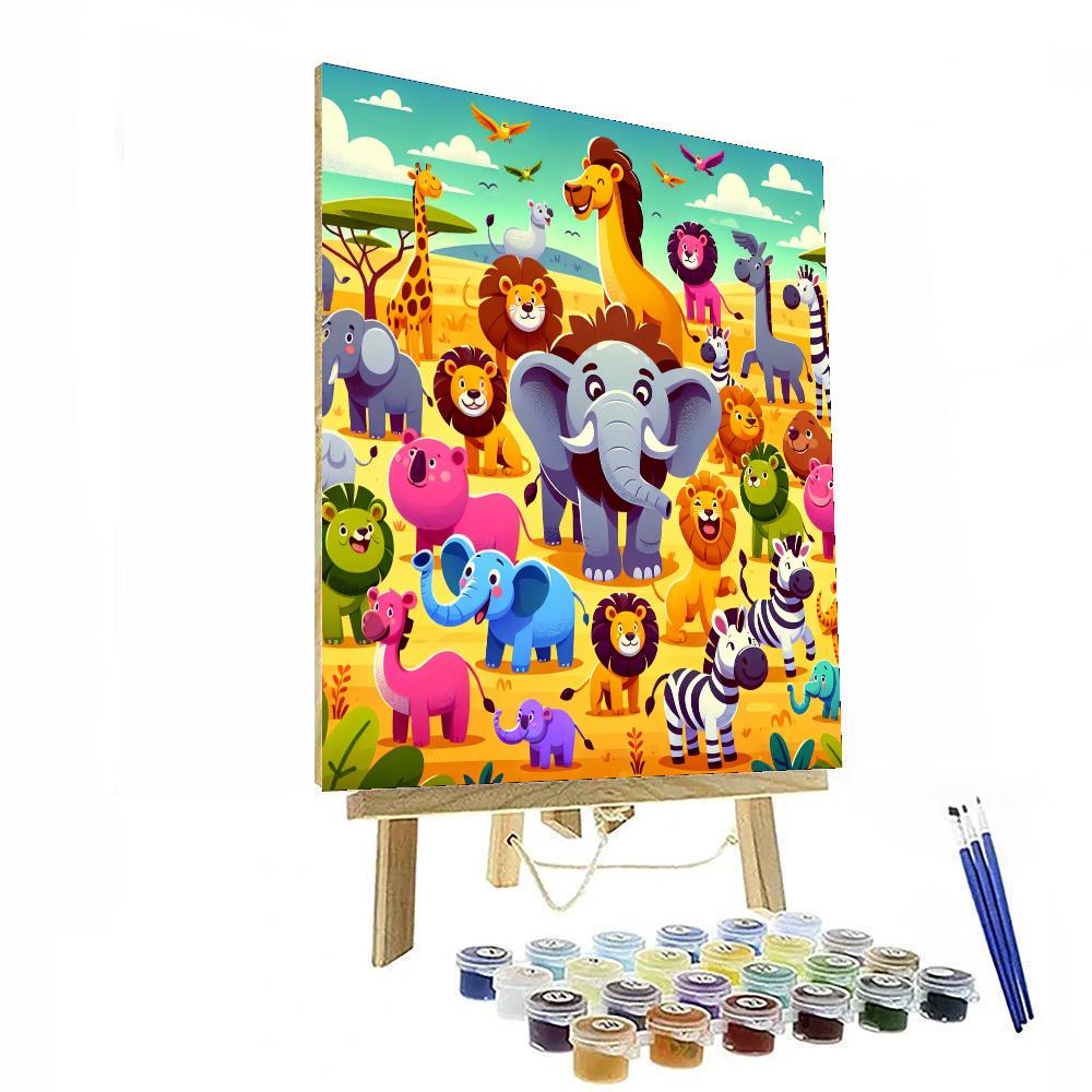 Explorers Of The Animal Kingdom Numbered Painting Kits