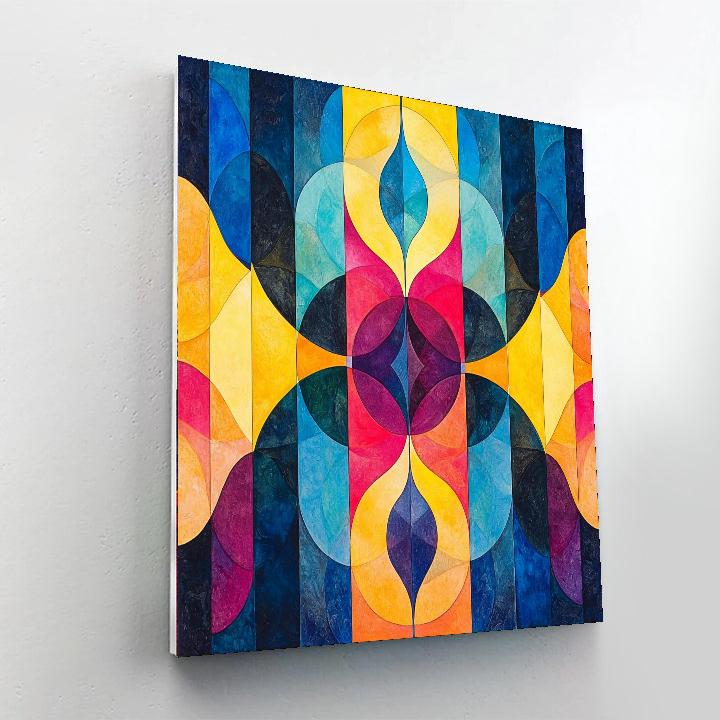 Gustav Klimt Inspired Mystic Kaleidoscope  Paint By Numbers Art