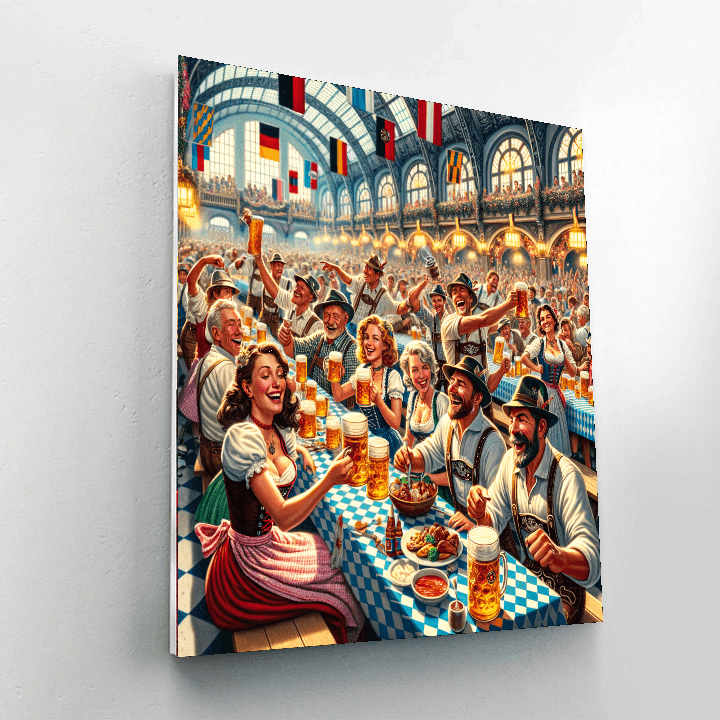 Oktoberfest - Blumenau, Brazil Number Painting