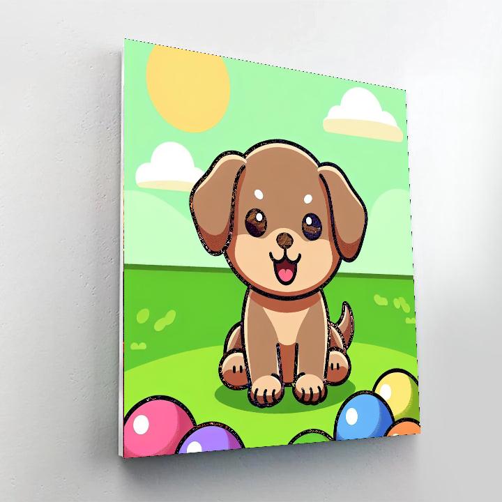 Puppy Pal DIY Paint By Numbers