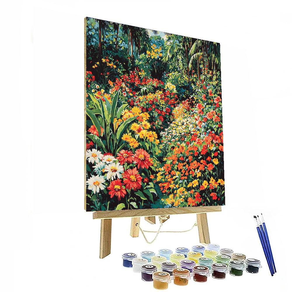 Frida Kahlo Inspired Enchanted Bloom Symphony  Painting Number Kit