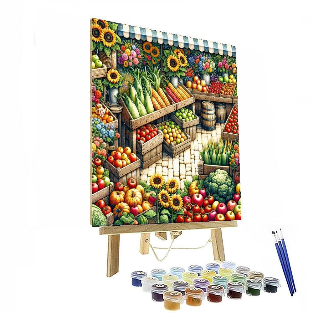 Charming Farm Fresh Market Paint By Color