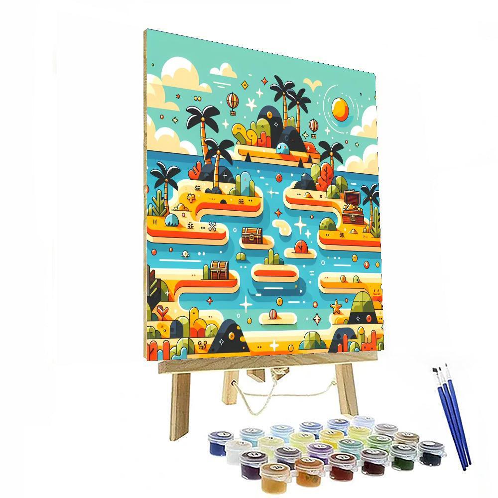 Island Adventure Expedition Numbered Painting Kits
