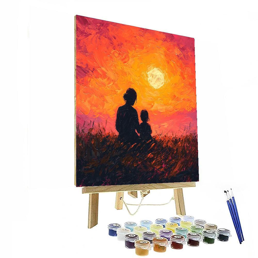 Embracing Sunset Paint By Numbers Kits
