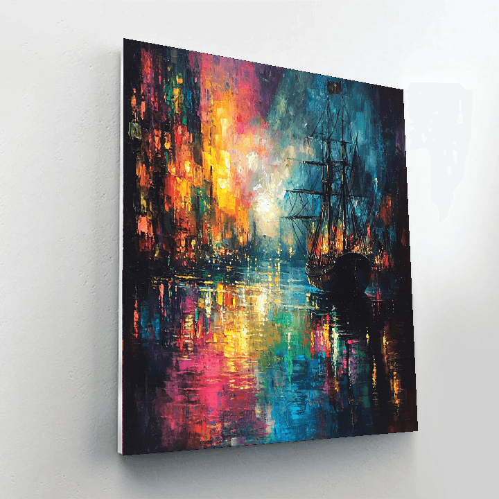 Joseph Mallord William Turner Inspired Prismatic Waters  Painting By Numbers Kit