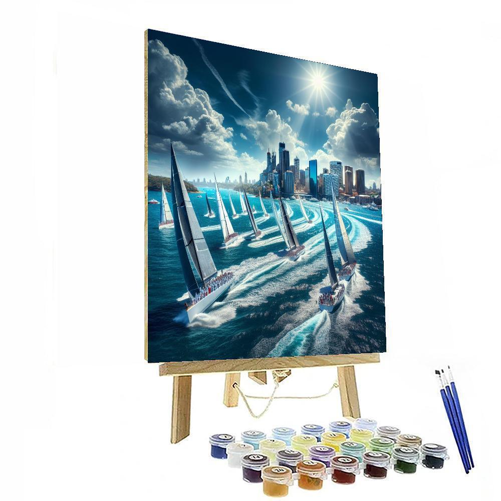 Sydney To Hobart Yacht Race - Australia Paint By Color