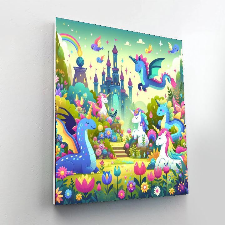 Adventure With Fantasy Creatures Paint By Numbers Kits