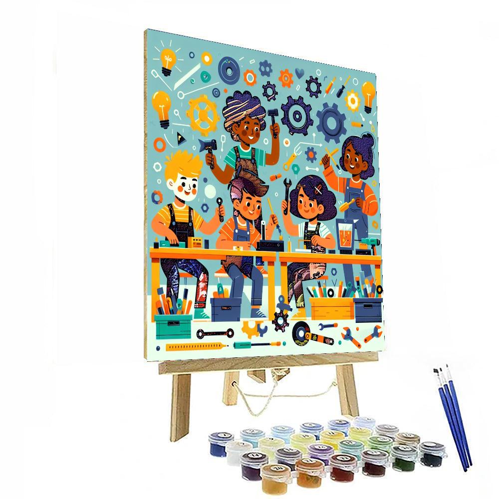 Incredible Invention Workshop Number Painting