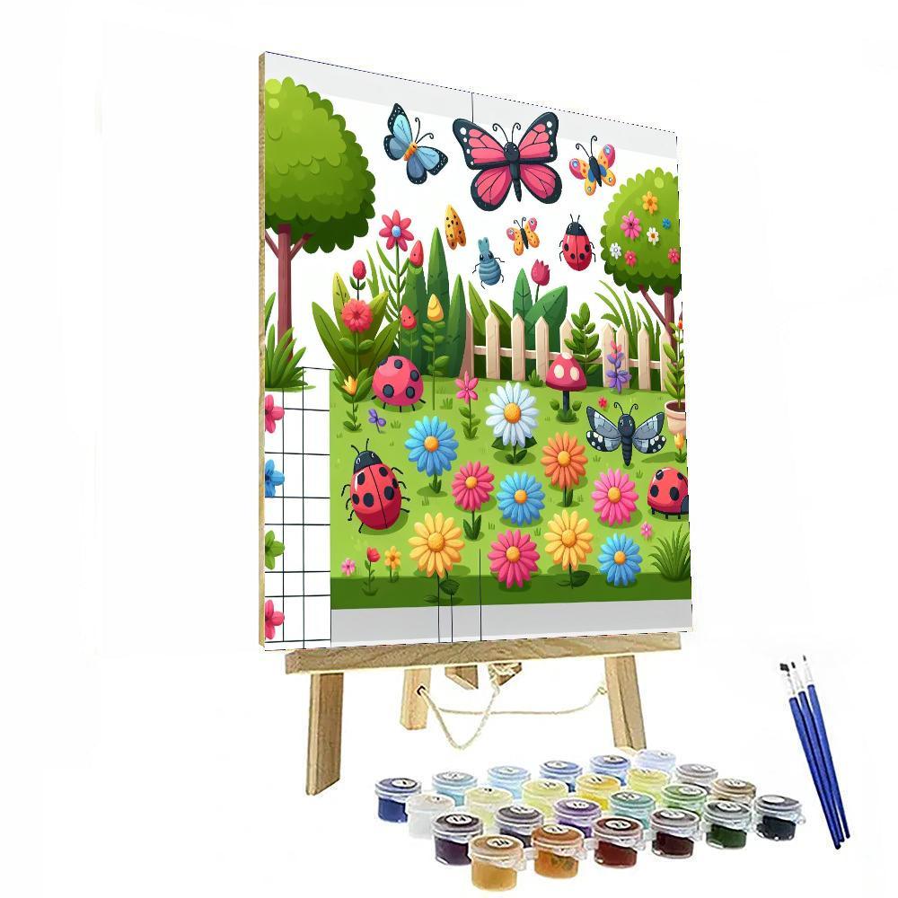 Garden Critters Playground Painting By Numbers Kit