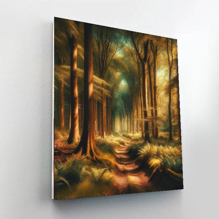 Serene Woodland Path Paint By Numbers Kits