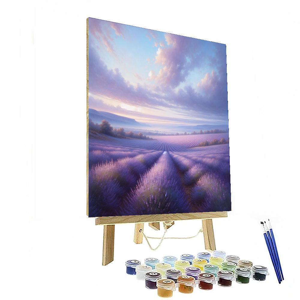 Calming Lavender Dreams Paint By Numbers Art