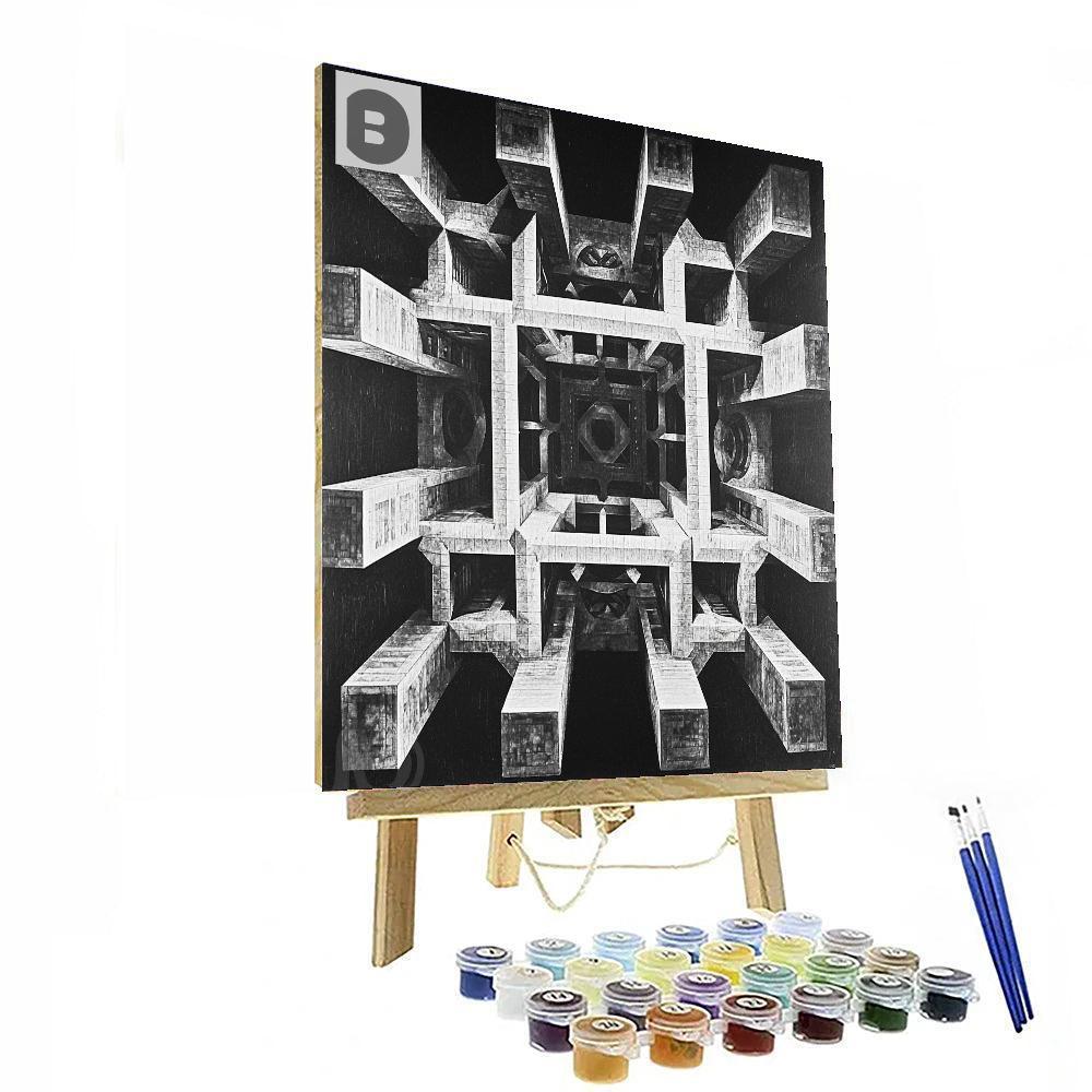 M.C. Escher Inspired Mystical Symmetry  Paint By Numbers
