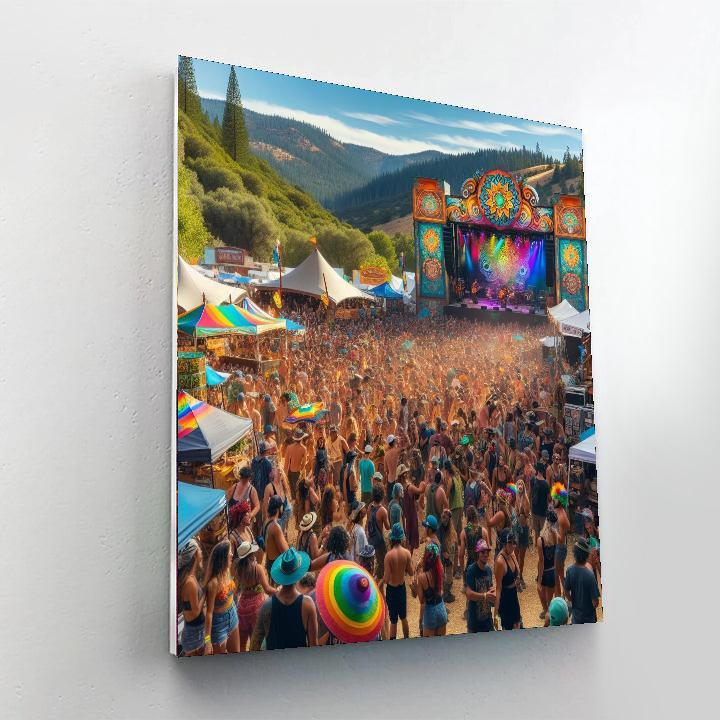 Sierra Nevada World Music Festival Number Painting