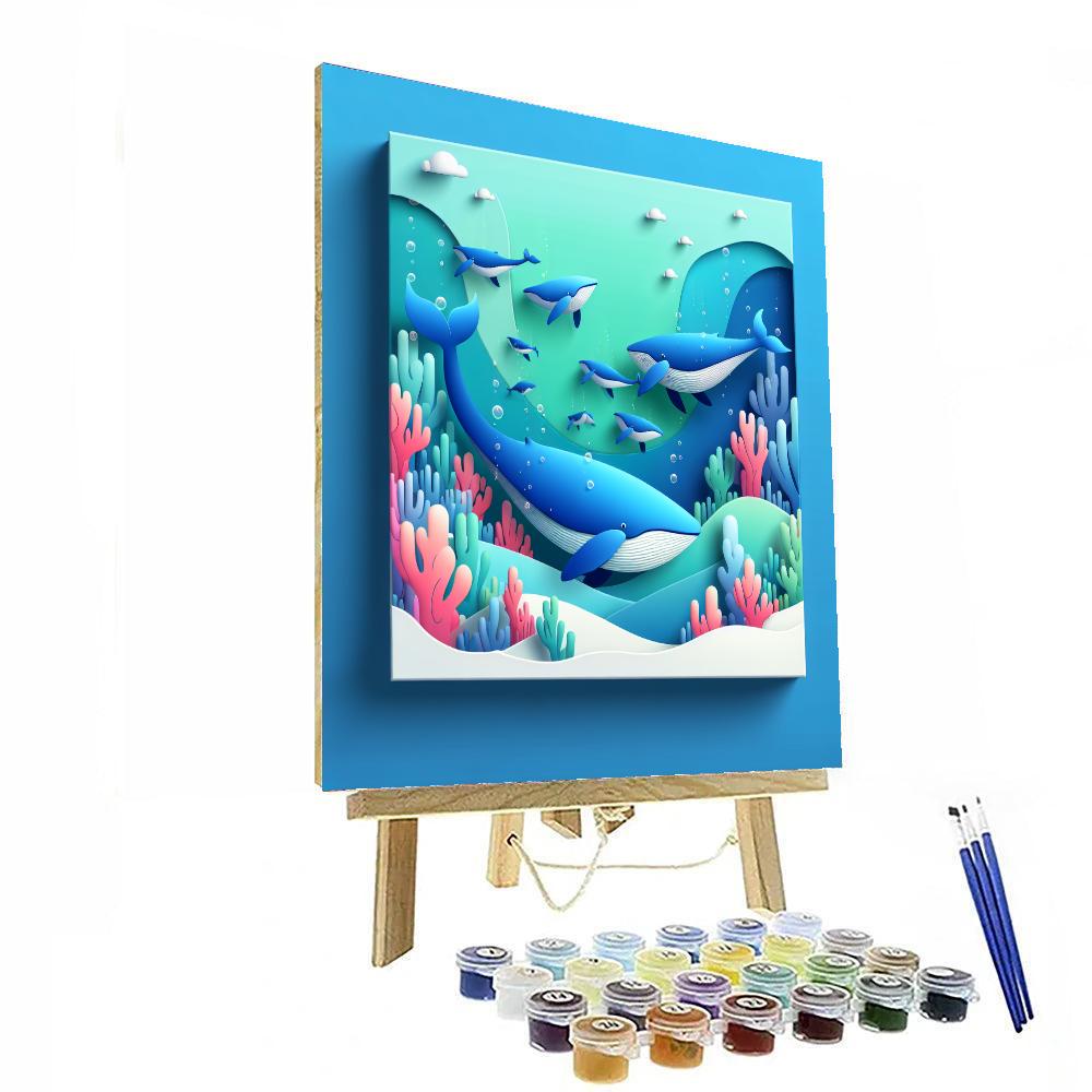 Whale's Way Painting Number Kit