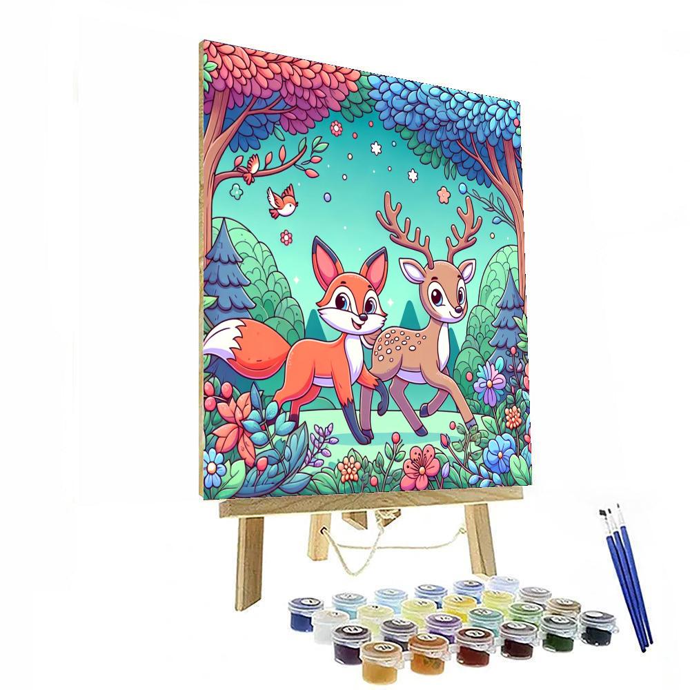 Exploring The Magical Woods DIY Paint By Numbers