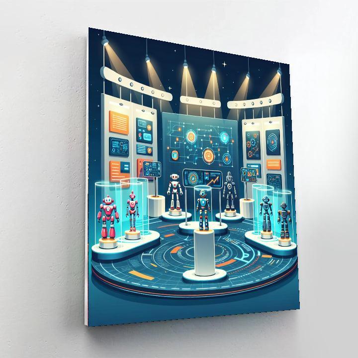 Robot World Expo Numbered Painting Kits