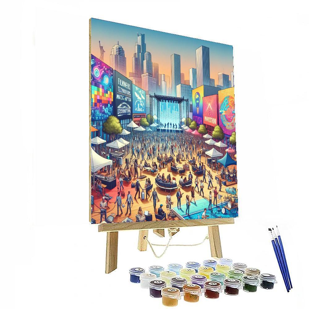 South By Southwest (sxsw) - Usa Painting Number Kit