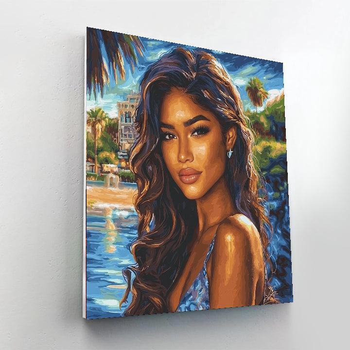 Zendaya: The Rising Star Illuminating The Silver Screen Number Painting