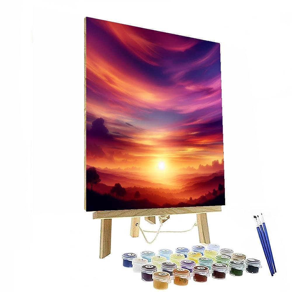 Sublime Sunset Retreat Paint By Color