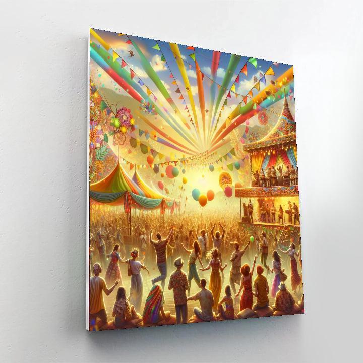 Colorful Summer Festival Numbered Painting Kits