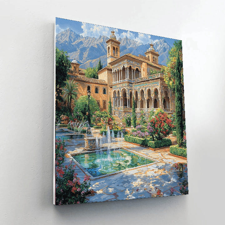 Alhambra Palace - Granada Numbered Painting Kits