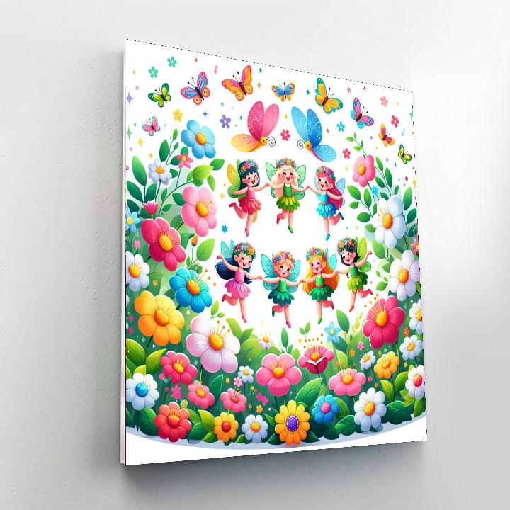 Fantasy Fairy Circle Number Painting