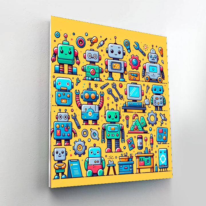 Robot Engineering Workshop Paint By Number