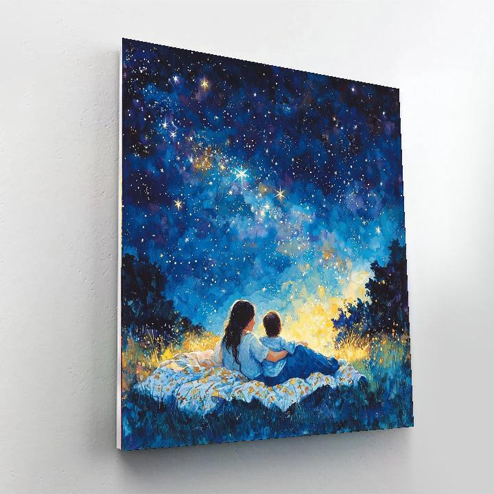 Joyful Moments Under The Stars Number Painting