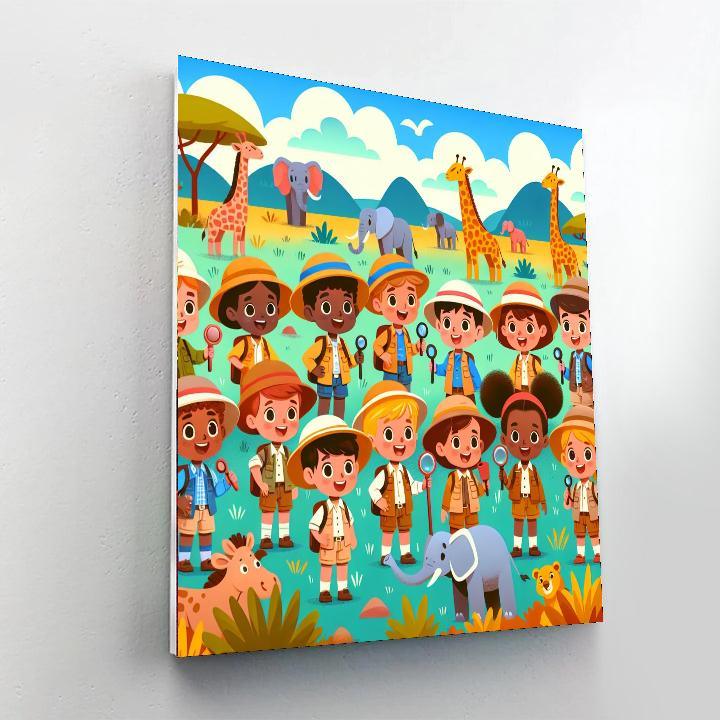 Safari Explorers Journey Numbered Painting Kits