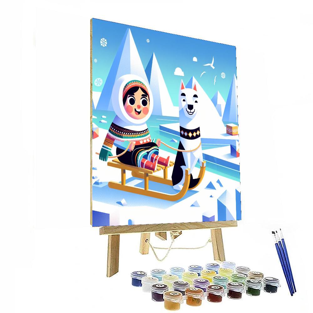 Arctic Adventure Journey Painting Number Kit