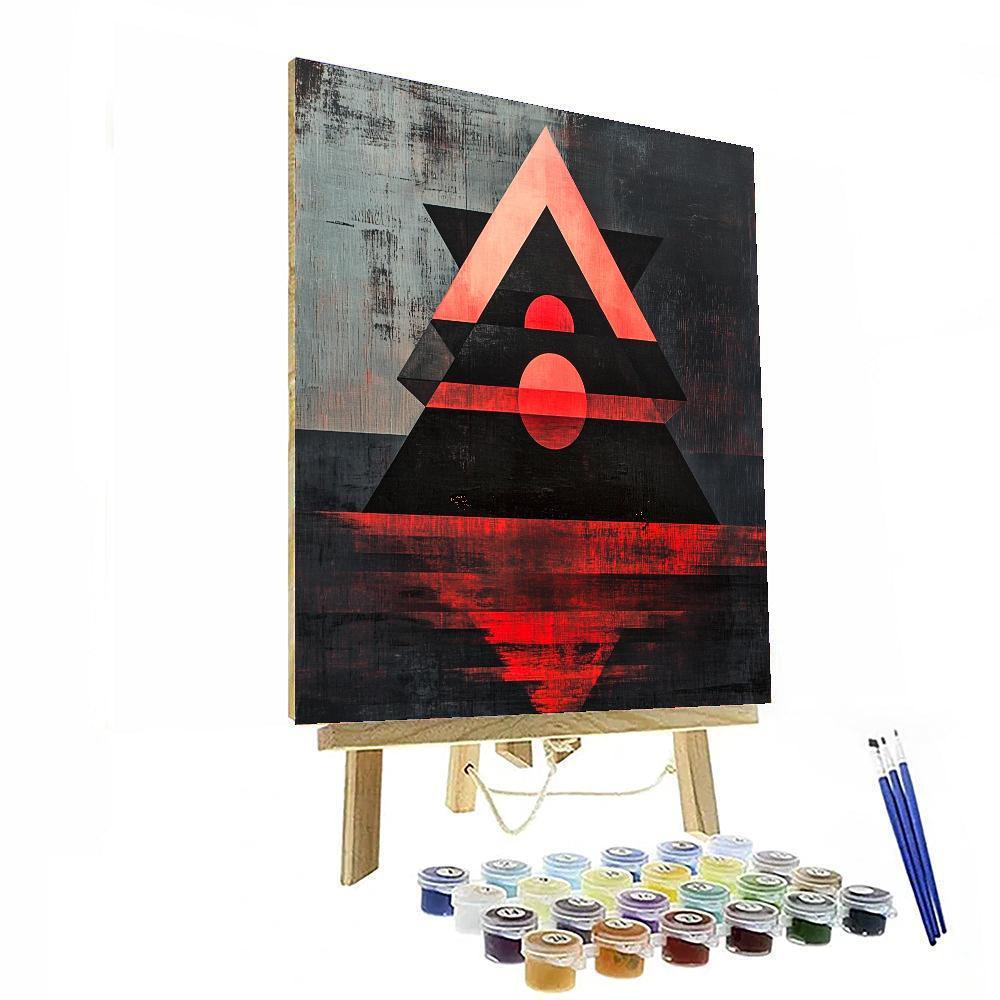 Kazimir Malevich Inspired Echoes Of Geometry  Paint By Numbers Kits