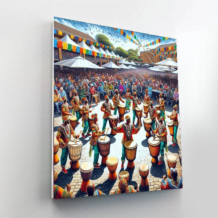 Festival Of The Drums - South Africa Paint By Color