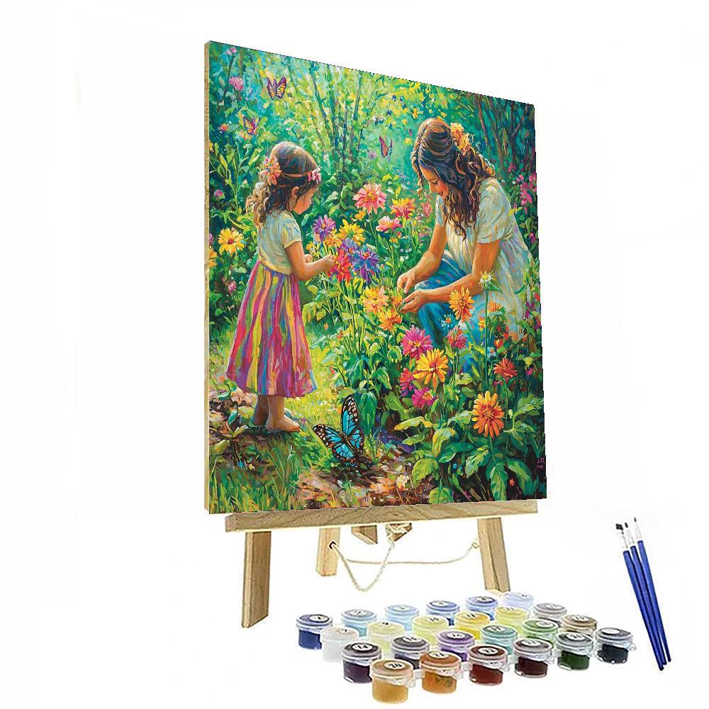 Mom's Love In Bloom Numbered Painting Kits
