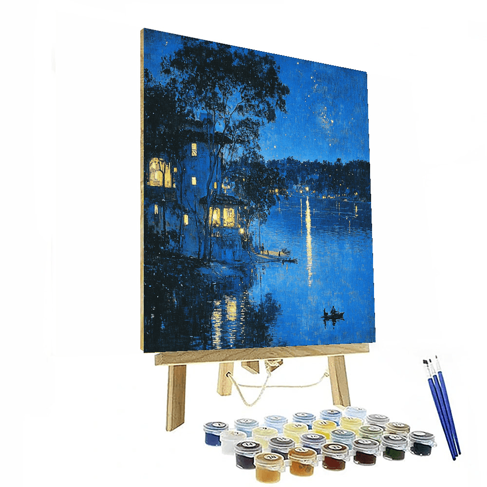 James Whistler Inspired Nocturnal Lullaby  Paint By Numbers Kits