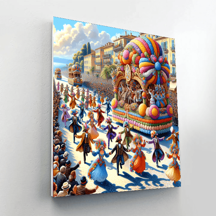 T Carnaval De Nice - France Numbered Painting Kits