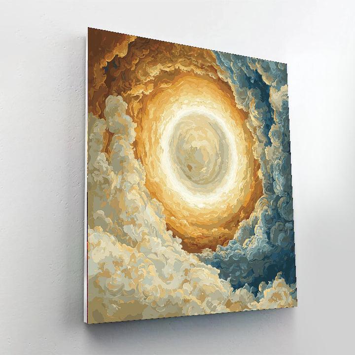 Michelangelo Inspired Elemental Rhythm  Painting Number Kit