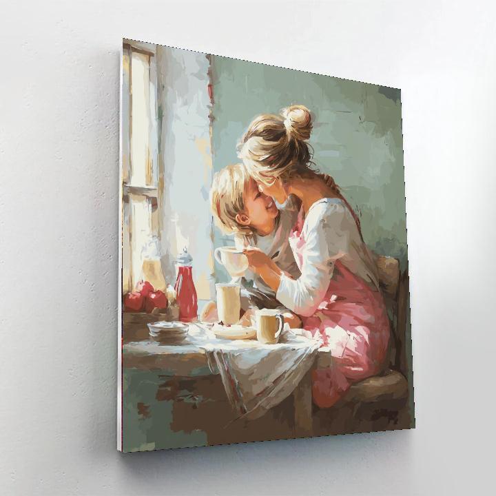 Morning Hugs And Smiles Paint By Number