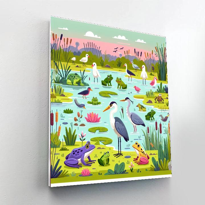 Mystery Of The Marsh Paint By Numbers Art