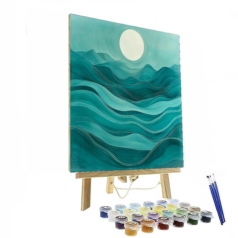 Nandalal Bose Inspired Sacred Rhythms Of The Ganges  Painting Number Kit