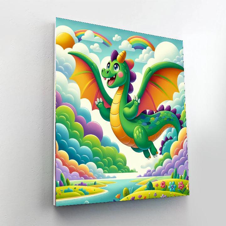 Fantastic Dragon DIY Paint By Numbers